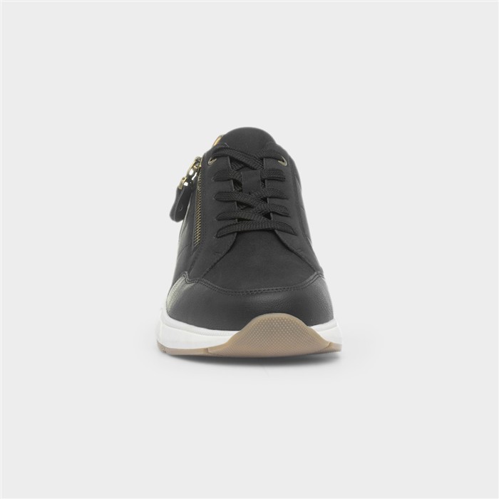 Lugano Womens Black Casual Shoe