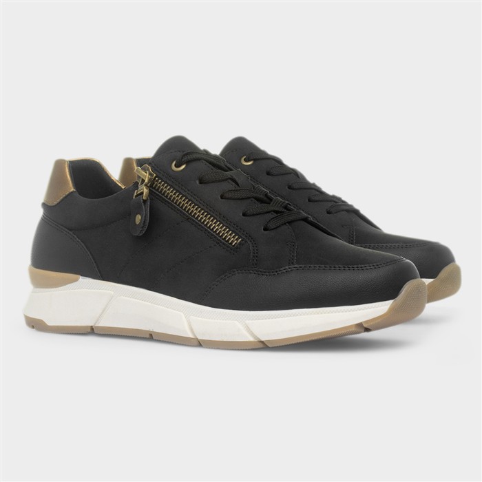 Lugano Womens Black Casual Shoe