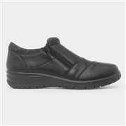 Comfy Steps Windermere Womens Black Zip Up Shoe (Click For Details)