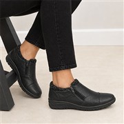 Comfy Steps Windermere Womens Black Zip Up Shoe (Click For Details)