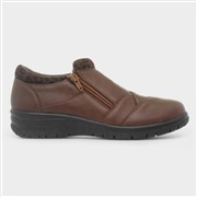 Comfy Steps Windermere Womens Brown Zip Up Shoe (Click For Details)