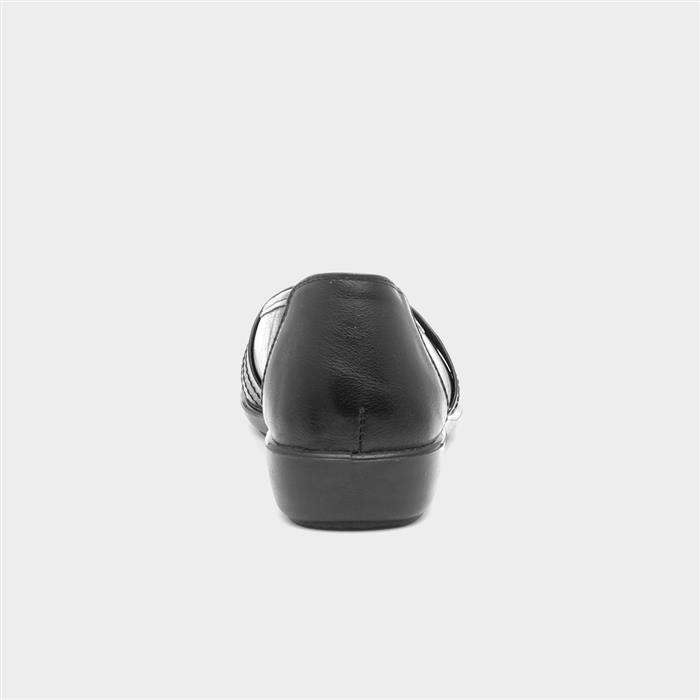 Womens Black Casual Pump