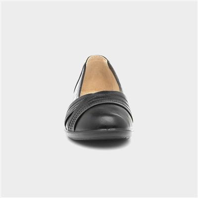 Deb Womens Black Casual Pump