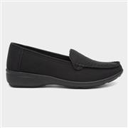 Softlites Womens Black Slip On Casual Loafer (Click For Details)