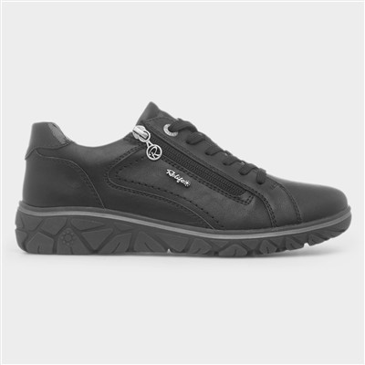 Chrissy Womens Black Lace Up Shoe