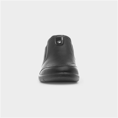 Ullswater Womens Black Wedge Shoe