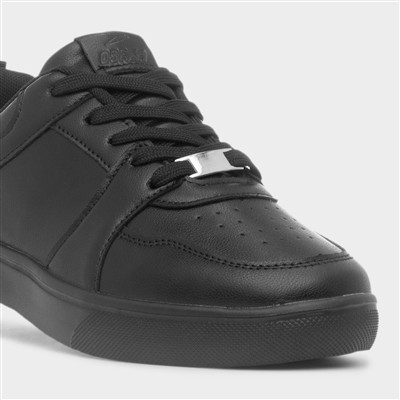 Gravitas Womens Black Lace Up Trainer