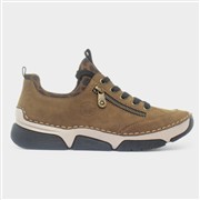 Rieker Stuttgart Ladies Light Brown Lace Up Shoe (Click For Details)
