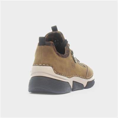 Stuttgart Ladies Light Brown Lace Up Shoe