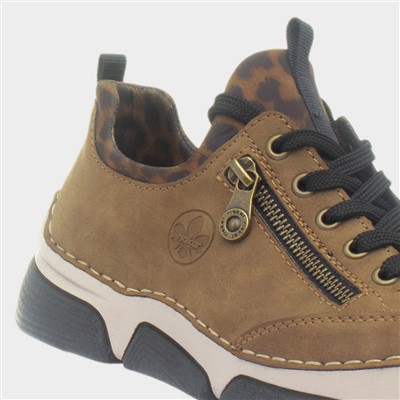 Stuttgart Ladies Light Brown Lace Up Shoe