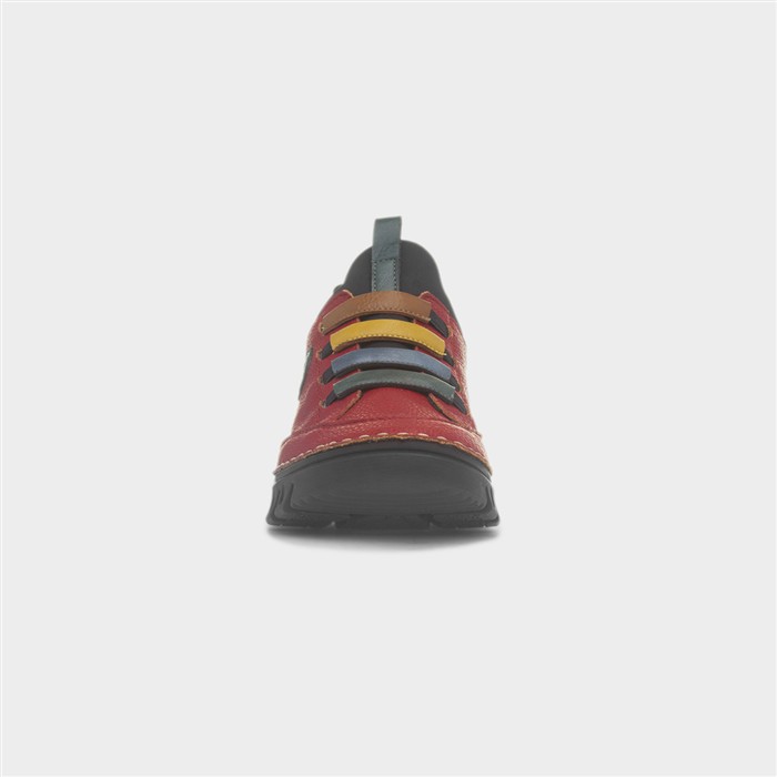 Bremen Womens Red Casual Shoe