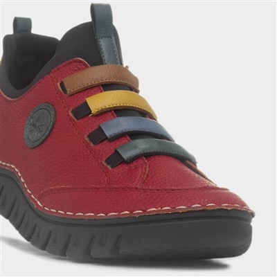 Bremen Womens Red Casual Shoe