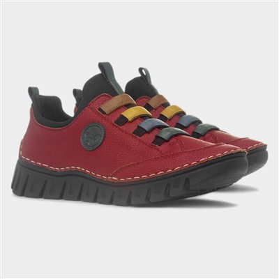 Bremen Womens Red Casual Shoe
