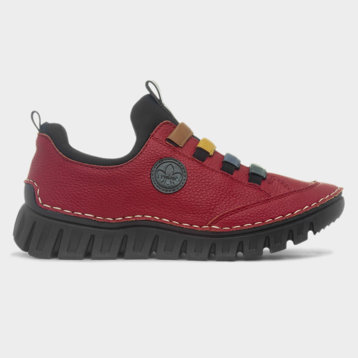 Bremen Womens Red Casual Shoe
