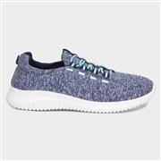 Lilley Darla Womens Navy Sporty Casual Shoe (Click For Details)