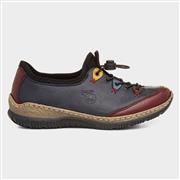 Rieker Munich Womens Navy Lace Up Shoe (Click For Details)