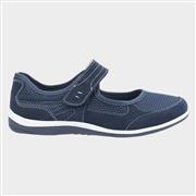 Fleet & Foster Womens Morgan Navy Leather Shoe (Click For Details)