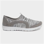 Lilley Womens Grey Casual Shoe (Click For Details)