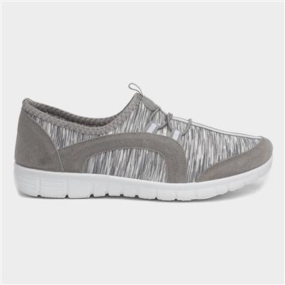 Womens Grey Casual Shoe