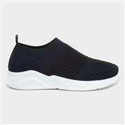 Lilley Womens Navy Slip On Casual Shoe (Click For Details)