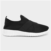 Lilley Womens Sporty Casual Shoe in Black (Click For Details)