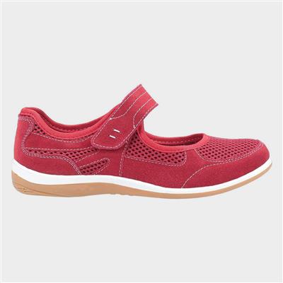 Morgan Womens Red Leather Shoe