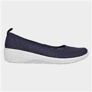 Skechers Arya Wild Insight Womens Blue Shoe (Click For Details)