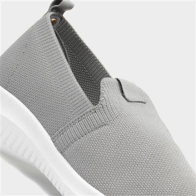 Lilley Womens Grey Slip On Casual Shoe-125099 | Shoe Zone