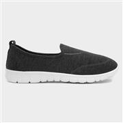 Lilley Womens Grey Slip On Shoe (Click For Details)