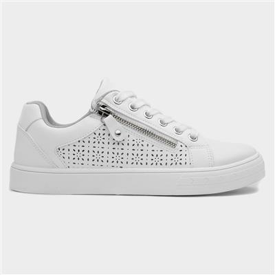 Womens White Casual Shoe