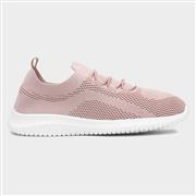 Lilley Darcy Womens Pink Nude Knitted Casual Shoe (Click For Details)