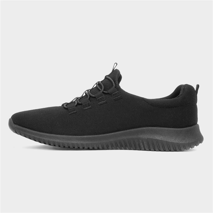 Womens Black Slip On Casual Shoes