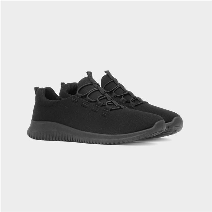 Womens Black Slip On Casual Shoes