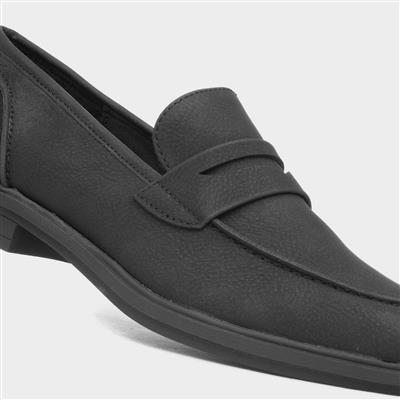Gabby Womens Black Loafer