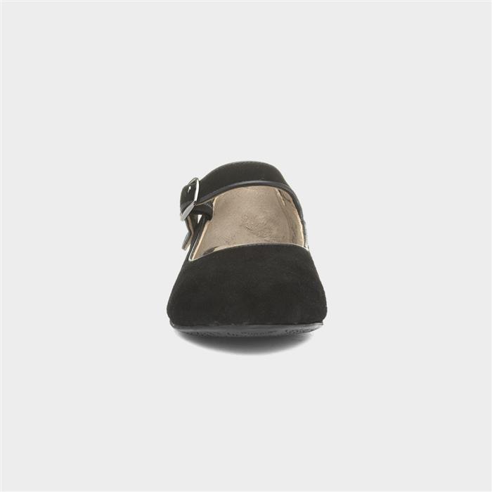 Melissa Womens Black Suede Shoe