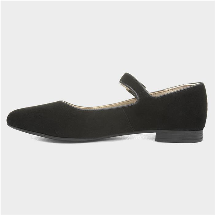 Melissa Womens Black Suede Shoe