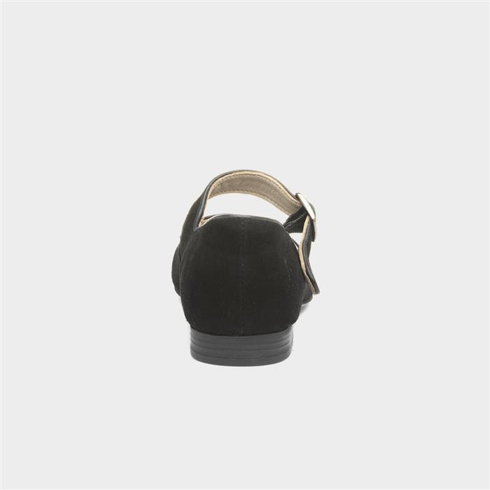 Melissa Womens Black Suede Shoe