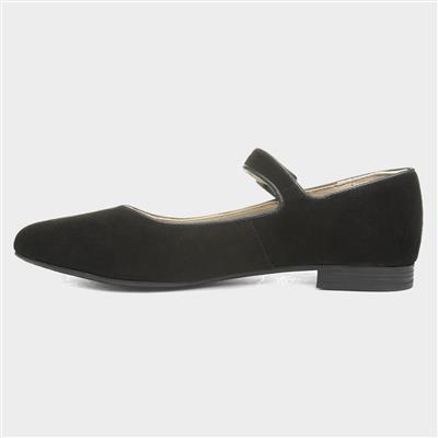 Melissa Womens Black Suede Shoe