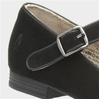 Melissa Womens Black Suede Shoe