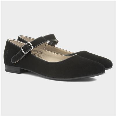 Melissa Womens Black Suede Shoe