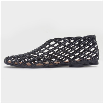 Avani Womens Black Jelly Shoe