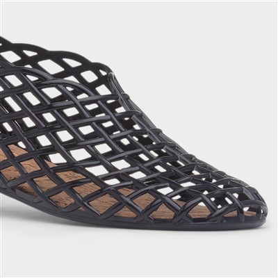 Avani Womens Black Jelly Shoe