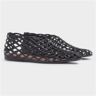 Avani Womens Black Jelly Shoe