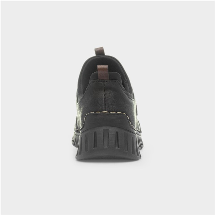 Bremen Womens Black Slip On Shoe