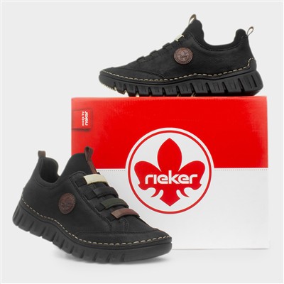 Bremen Black Slip On Shoe