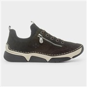 Rieker Stuttgart Womens Brown Zip Shoe (Click For Details)