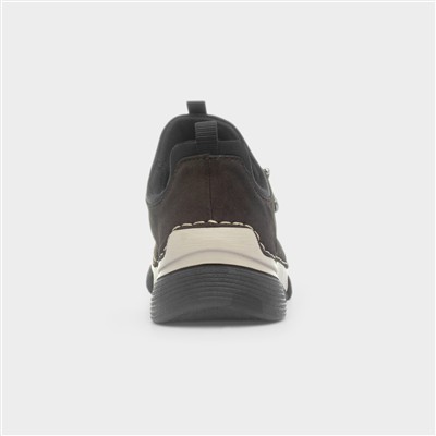 Stuttgart Womens Brown Zip Shoe