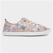 Lunar Exbury Womens Pink Leather Casual Shoe (Click For Details)