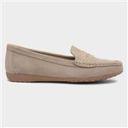 Topway Womens Beige Suede Loafer (Click For Details)
