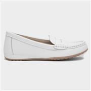 Topway Womens White Leather Loafer (Click For Details)